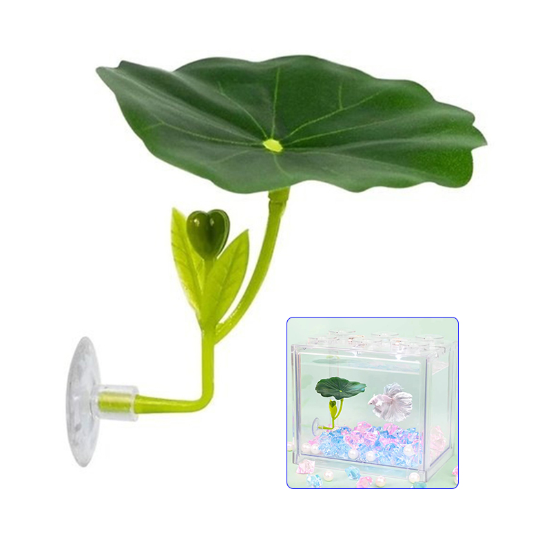 Planted Aquarium Betta - Hamaca de hoja verde para peces