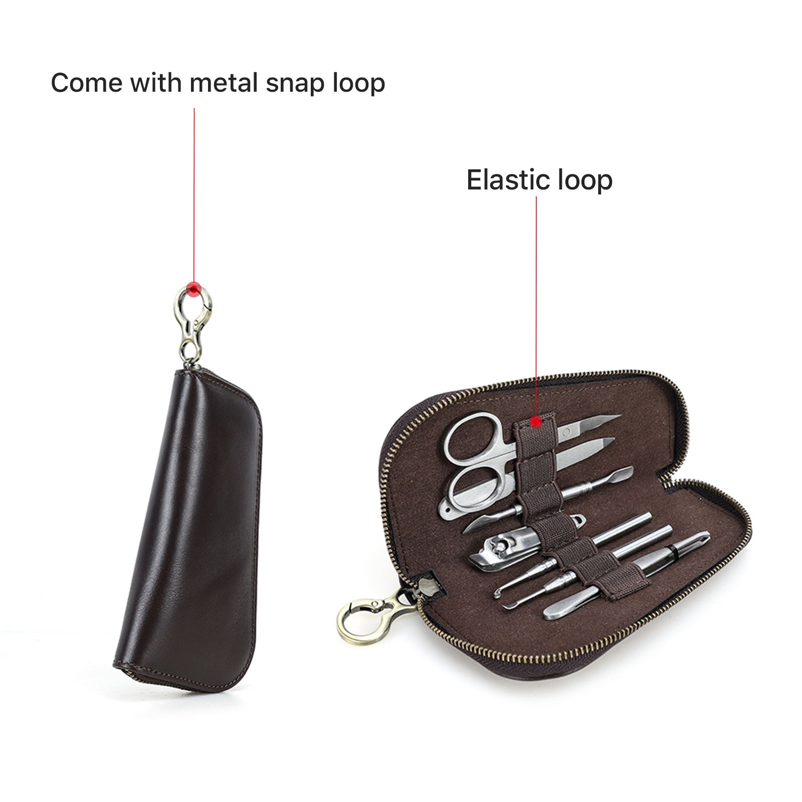 Estuche de Viaje de Cuero Genu - Trimming Scissor Set reseña y precio