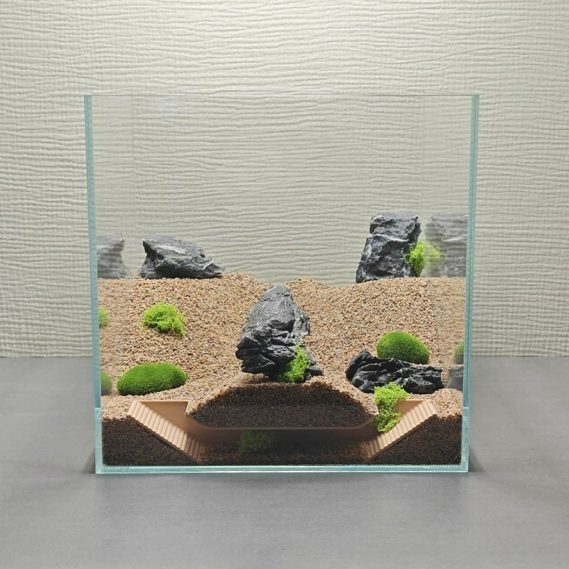 Refugio para ocultos de acuari - Aquarium Plant Rings reseña y precio