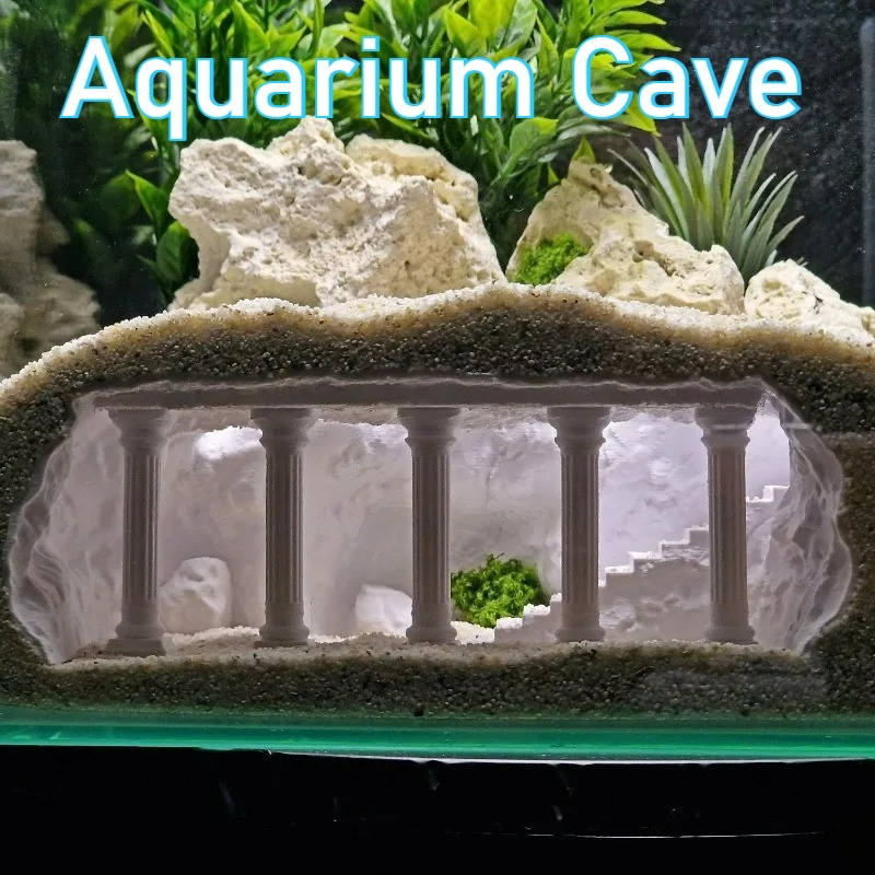 Cueva para Peceras Impresa en  - Aquarium Plant Rings reseña y precio